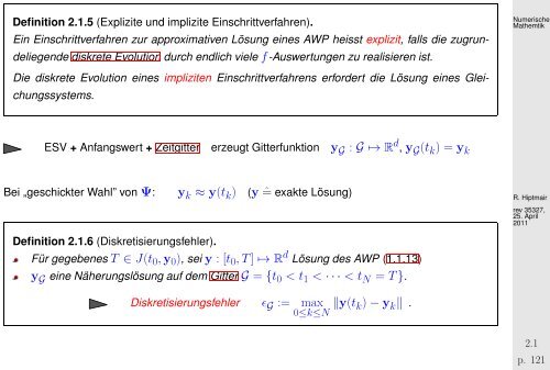 Beispiel - SAM - ETH ZÃ¼rich