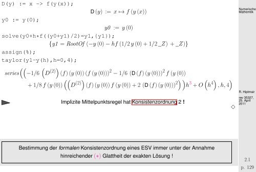 Beispiel - SAM - ETH ZÃ¼rich