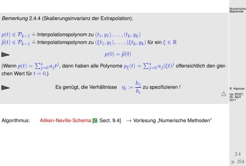 Beispiel - SAM - ETH ZÃ¼rich