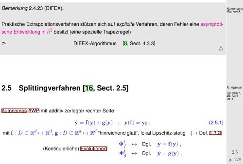 Beispiel - SAM - ETH ZÃ¼rich