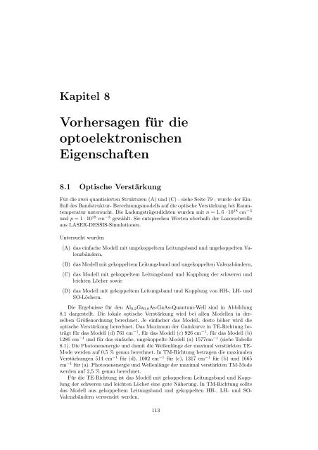 Numerische Berechnung der elektronischen ... - SAM - ETH ZÃ¼rich