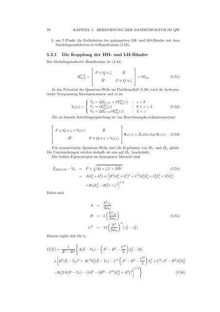 Numerische Berechnung der elektronischen ... - SAM - ETH ZÃ¼rich