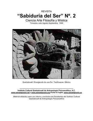 SabidurÃ­a del Ser 02 - Instituto Cultural Quetzalcoatl