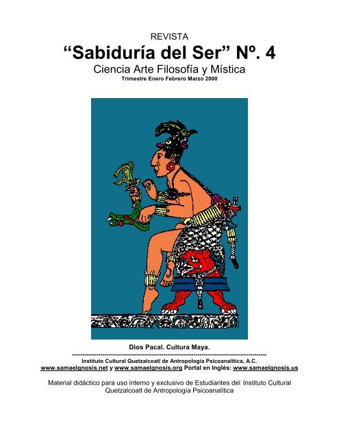 SabidurÃ­a del Ser 04 - Instituto Cultural Quetzalcoatl