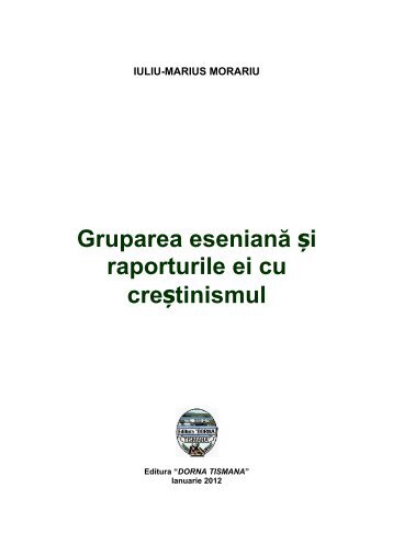 Gruparea esenianÄ si raporturile ei cu crestinismul