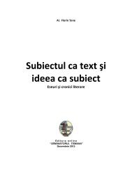 Subiectul ca text Åi ideea ca subiect