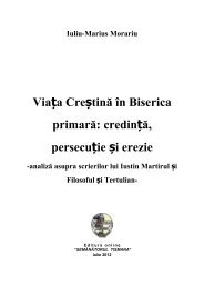 Viata CrestinÄ Ã®n Biserica primarÄ: credintÄ, persecutie si erezie