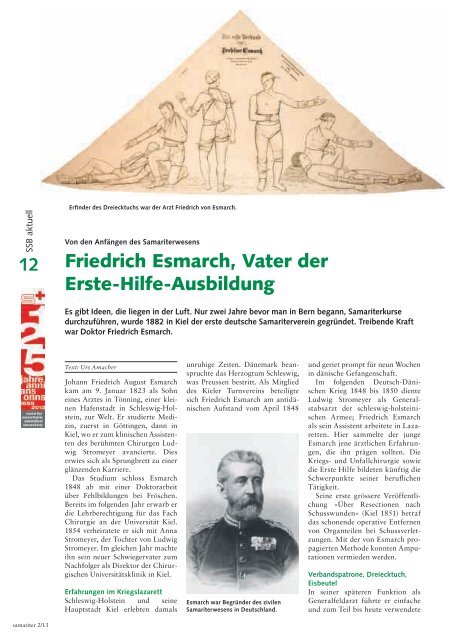 Bericht Friedrich Esmarch