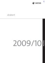 Preisliste Samas Drabert 2009/10