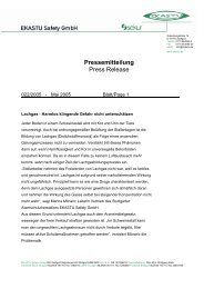 Pressemitteilung Press Release - Ekastu