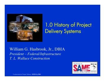 1.0 History of Project Delivery Systems - Same-satx.org