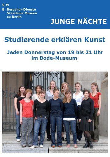 Junge NÃ¤chte â Studierende erklÃ¤ren Kunst â Flyer (pdf)