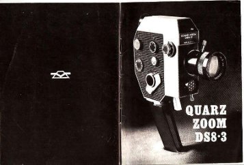 Bedienungsanleitung Quarz Zoom DS 8-3 - Museum Digital