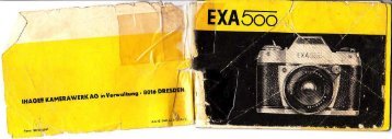 Bedienungsanleitung Exa 500 - Museum Digital