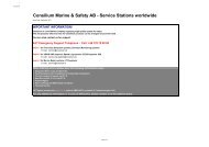 Service Stations worldwide - Consilium