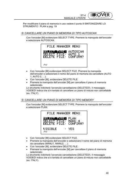 ST4-MANUALE VER 1.53-BS1.0-IT-1.0.pdf - Ro.Ve.R. Laboratories ...