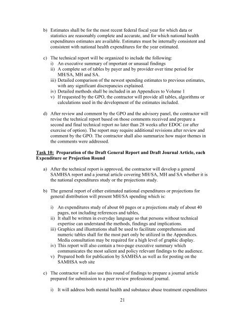 1 ATTACHMENT I: STATEMENT OF WORK Section C : Description ...