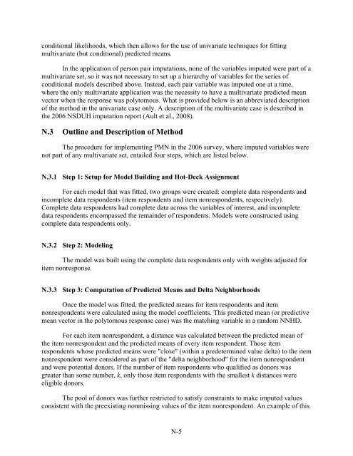 Questionnaire Dwelling Unit-Level and Person Pair-Level Sampling ...