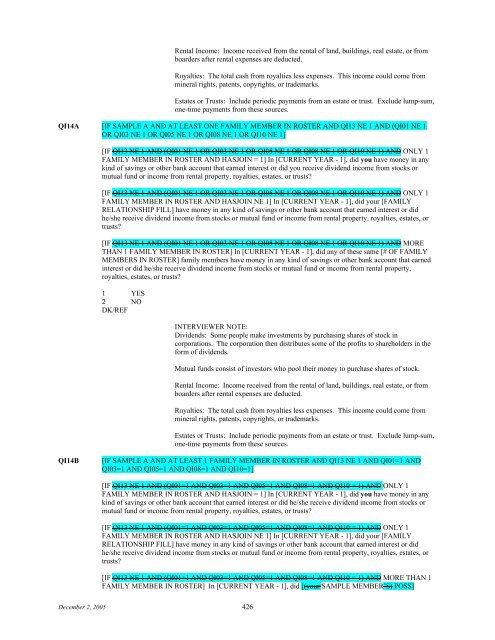 2006 NSDUH CAI Specs for Programming - Substance Abuse and ...