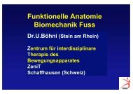 Funktionelle Anatomie Biomechanik Fuss, Ueli ... - bei der SAMM