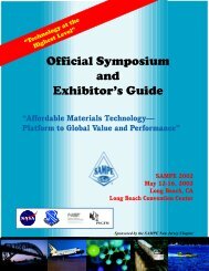 SAMPE 2002 Symposium & Exhibition