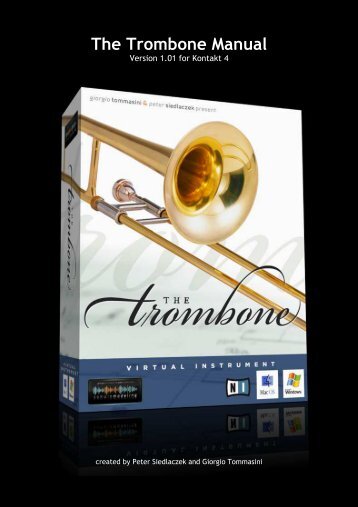 The Trombone Manual better layout - Sample Modeling