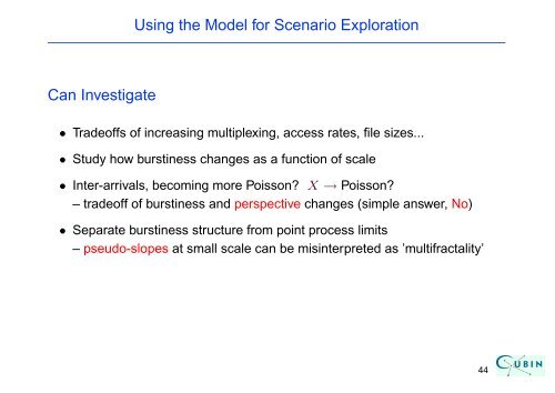 Semi-Experiments and the Modelling of Internet Traffic - SAMSI