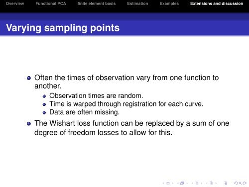 Economical Models for Functional Covariation - SAMSI