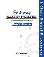 Download the S-3way 4 language User Manual in PDF ... - Samson