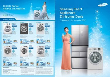 Samsung Smart Appliances Christmas Deals