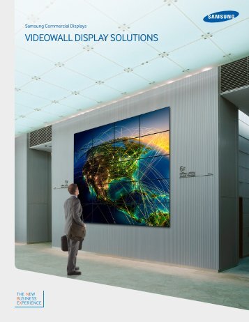 VIDEOWALL DISPLAY SOLUTIONS - Samsung