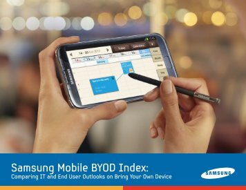 Download the Samsung Mobile BYOD Index.