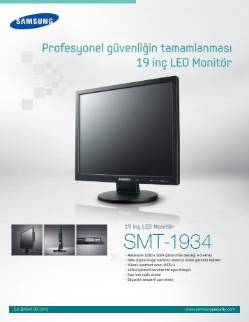 SMT-1934 - Samsung Techwin UK