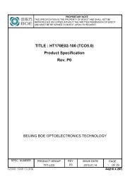 TITLE : HT170E02-100 (TCO5.0) Product Specification Rev. P0