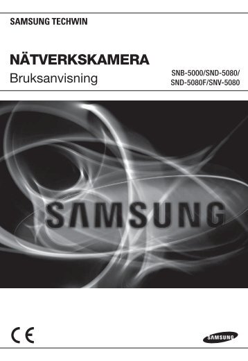 User Manual-SNB-5000-SWEDISH_Web-.indb - Samsung Techwin ...