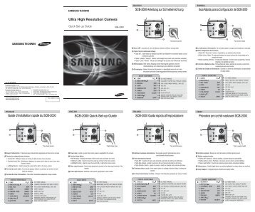 SCB-2000 Quick Set-up Guide Guide d'installation rapide du SCB ...