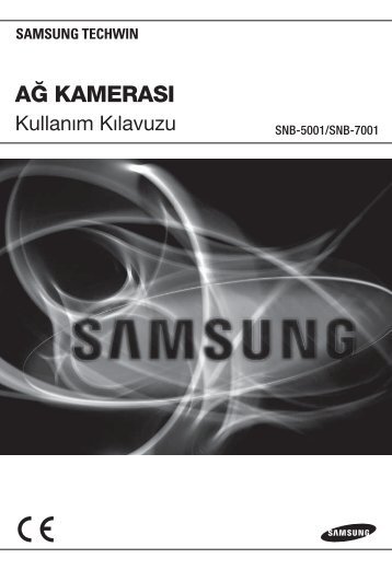 User Manual-SNB-5001-TURKISH_Web-.indb - Samsung Techwin UK