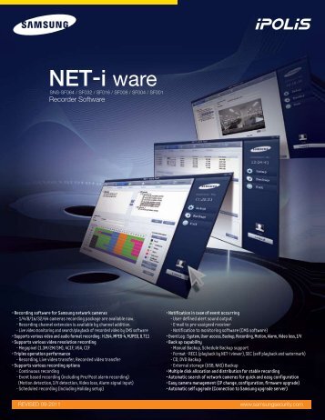 Net-i ware - Samsung Techwin UK