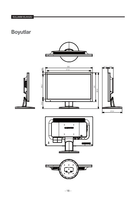 Güvenlik-LED MONİTÖRÜ - Samsung Techwin UK