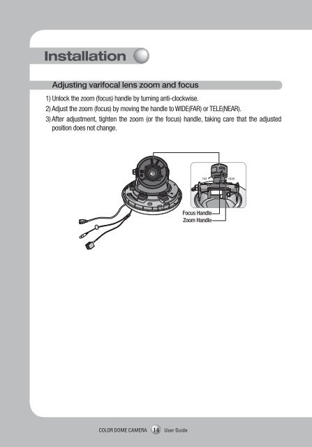 Super High Resolution UTP Dome Camera SUD-2080User Guide