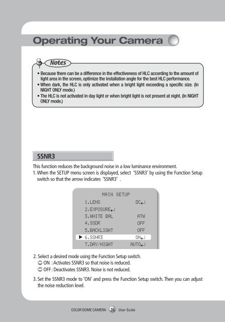 Super High Resolution UTP Dome Camera SUD-2080User Guide