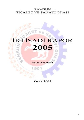 KT SAD RAPOR - Samsun Ticaret ve Sanayi OdasÄ±