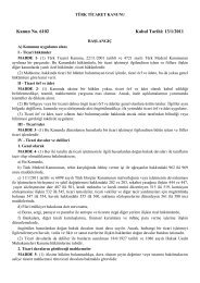 Kanun No. 6102 Kabul Tarihi: 13/1/2011 - Samsun Ticaret ve Sanayi ...