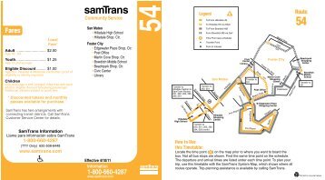 Schedule and Route Map (PDF) - SamTrans