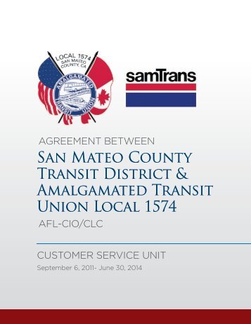 CBA with Amalgamated Transit Union Local 1574 ... - SamTrans