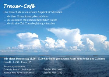 Trauer- CafÃ© - Sana Klinikum Lichtenberg