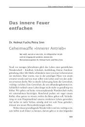 Das innere Feuer entfachen - Geheimwaffe »Innerer Antrieb«.