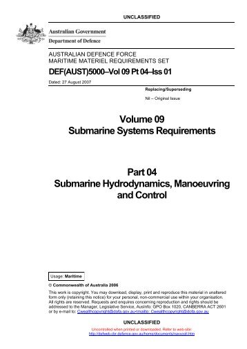 Submarine Hydrodynamics, Manoeuvring and Control