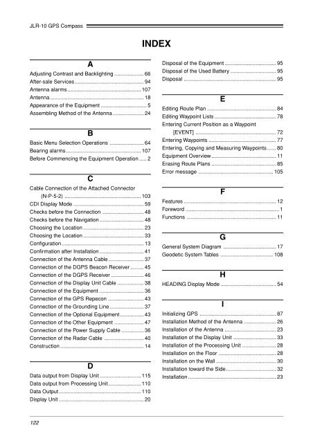 JLR-10 Instruction Manual.pdf - Echomaster Marine Ltd.