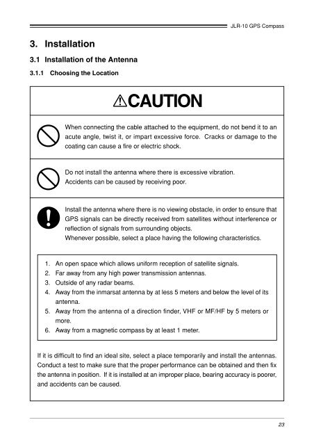 JLR-10 Instruction Manual.pdf - Echomaster Marine Ltd.